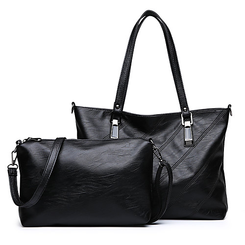 Women's Zipper PU Bag Set Solid Color 2 Pieces Purse Set Black / Wine / Purple
Women's Zipper PU Bag Set Solid Color 2 Pieces Purse Set Black / Wine / Purple
