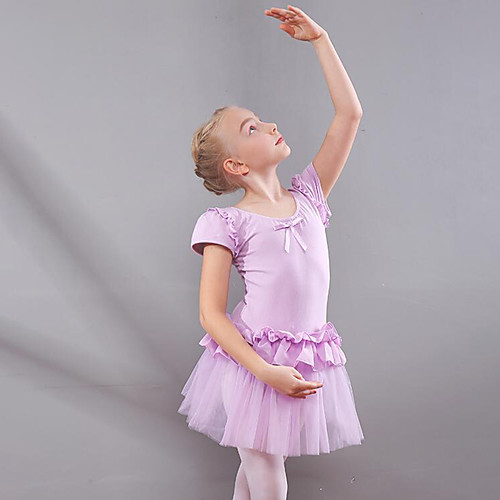 Kids' Dancewear / Ballet Dresses Girls' Training / Performance Cotton / Mesh Ruching / Split Joint Short Sleeve Natural Dress
Kids' Dancewear / Ballet Dresses Girls' Training / Performance Cotton / Mesh Ruching / Split Joint Short Sleeve Natural Dress