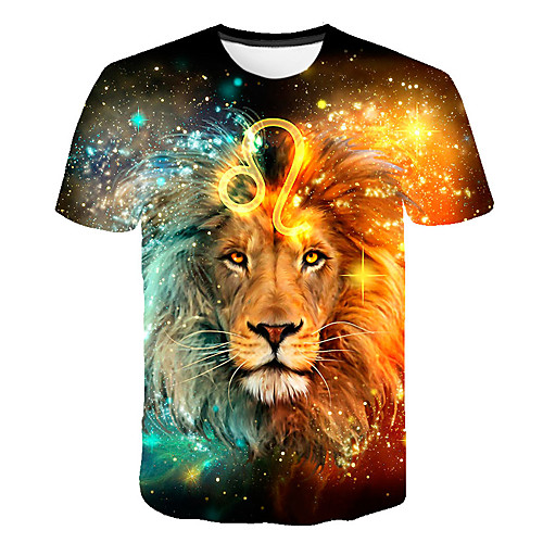 Men's Daily Street Exaggerated Plus Size T-shirt - 3D / Animal Print Round Neck Light Brown / Short Sleeve
Men's Daily Street Exaggerated Plus Size T-shirt - 3D / Animal Print Round Neck Light Brown / Short Sleeve