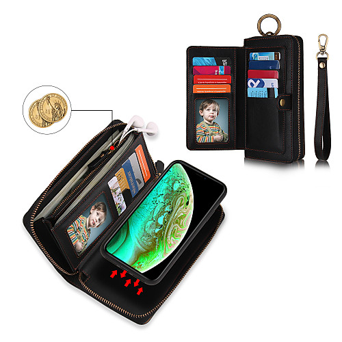 Case For Apple iPhone XS / iPhone XR / iPhone XS Max Wallet / Card Holder / Shockproof Full Body Cases Solid Colored Hard PU Leather
Case For Apple iPhone XS / iPhone XR / iPhone XS Max Wallet / Card Holder / Shockproof Full Body Cases Solid Colored Hard PU Leather