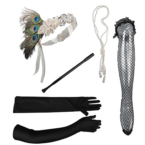 Feathers Headbands / Headdress / Headpiece with Rhinestone / Crystal / Feather 5 PCS Party / Evening / Masquerade Headpiece
Feathers Headbands / Headdress / Headpiece with Rhinestone / Crystal / Feather 5 PCS Party / Evening / Masquerade Headpiece