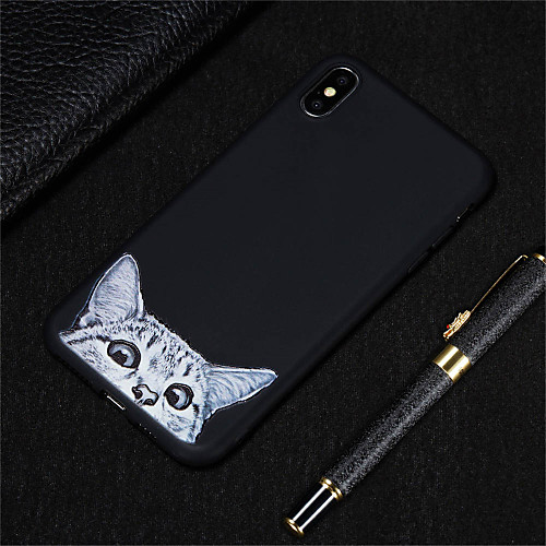 Case For Apple iPhone XS / iPhone XR / iPhone XS Max Frosted / Pattern Back Cover Cat Soft TPU
Case For Apple iPhone XS / iPhone XR / iPhone XS Max Frosted / Pattern Back Cover Cat Soft TPU