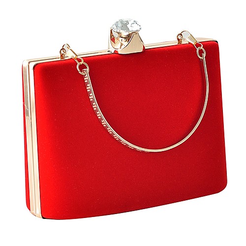 Women's Buttons / Crystals Polyester / Alloy Evening Bag Rhinestone Crystal Evening Bags Solid Color Blue / Black / Red / Fall & Winter
Women's Buttons / Crystals Polyester / Alloy Evening Bag Rhinestone Crystal Evening Bags Solid Color Blue / Black / Red / Fall & Winter