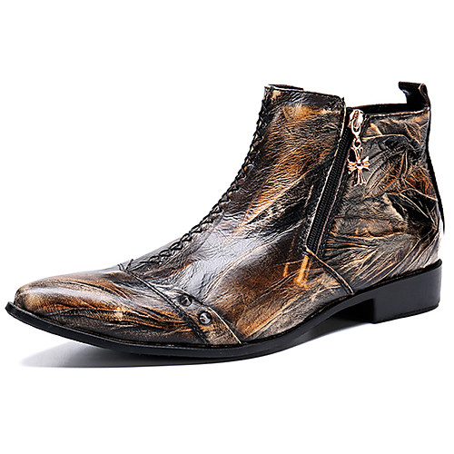 Men's Formal Shoes Nappa Leather Fall & Winter Casual / British Boots Warm Booties / Ankle Boots Brown / Party & Evening / Party & Evening / Fashion Boots / Combat Boots
Men's Formal Shoes Nappa Leather Fall & Winter Casual / British Boots Warm Booties / Ankle Boots Brown / Party & Evening / Party & Evening / Fashion Boots / Combat Boots