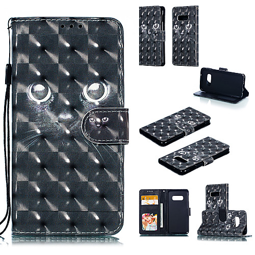 Case For Samsung Galaxy Galaxy S10 / Galaxy S10 E Wallet / Card Holder / with Stand Full Body Cases Cat / 3D Cartoon Hard PU Leather for S9 / S9 Plus / Galaxy S10
Case For Samsung Galaxy Galaxy S10 / Galaxy S10 E Wallet / Card Holder / with Stand Full Body Cases Cat / 3D Cartoon Hard PU Leather for S9 / S9 Plus / Galaxy S10