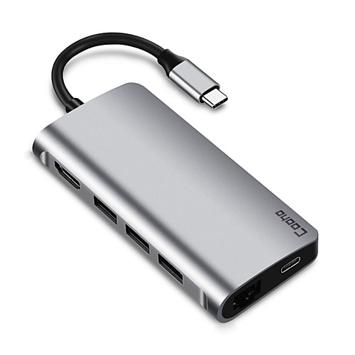 Cooho 8 USB-концентратор USB 3.0 Тип C USB 3.0 С чтения карт (ы) / Защита входа Центр данных
Cooho 8 USB-концентратор USB 3.0 Тип C USB 3.0 С чтения карт (ы) / Защита входа Центр данных