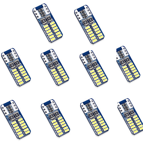 10 шт. T10 Автомобиль Лампы 2 W SMD 3014 100 lm 24 Светодиодная лампа Подсветка для номерного знака / Задний свет / Внутреннее освещение Назначение Универсальный Все года
10 шт. T10 Автомобиль Лампы 2 W SMD 3014 100 lm 24 Светодиодная лампа Подсветка для номерного знака / Задний свет / Внутреннее освещение Назначение Универсальный Все года