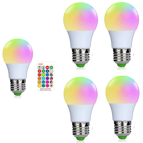 5 шт. 3 W 200-250 lm E26 / E27 Умная LED лампа 1 Светодиодные бусины SMD 5050 Smart Диммируемая На пульте управления RGBW 85-265 V / RoHs / FCC
5 шт. 3 W 200-250 lm E26 / E27 Умная LED лампа 1 Светодиодные бусины SMD 5050 Smart Диммируемая На пульте управления RGBW 85-265 V / RoHs / FCC