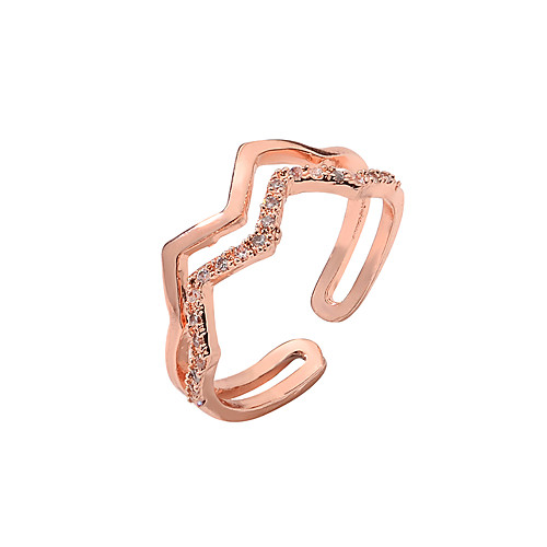 Women's Ring 1pc Silver Rose Gold Copper Trendy Gift Date Jewelry Double Twine Knife Edge
Women's Ring 1pc Silver Rose Gold Copper Trendy Gift Date Jewelry Double Twine Knife Edge