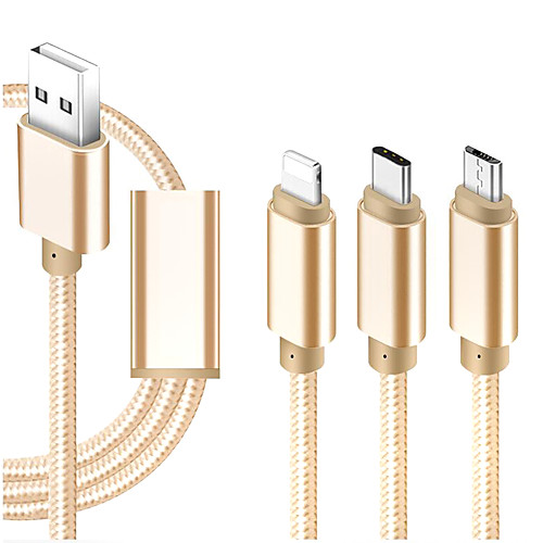 Micro USB / Подсветка / Type-C Адаптер USB-кабеля Все в одном / Плетение / От 1 до 3 Кабель Назначение iPad / Samsung / Huawei 120 cm Назначение текстильный
Micro USB / Подсветка / Type-C Адаптер USB-кабеля Все в одном / Плетение / От 1 до 3 Кабель Назначение iPad / Samsung / Huawei 120 cm Назначение текстильный
