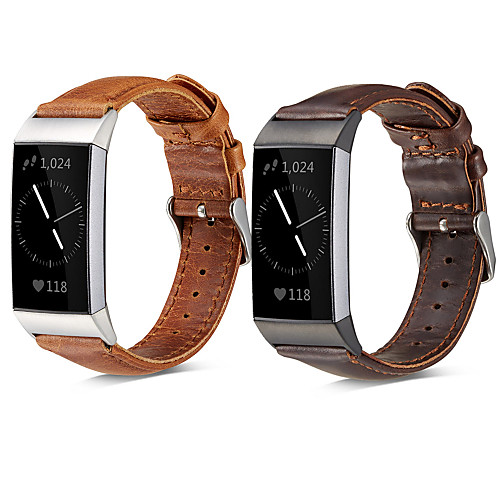 Watch Band for Fitbit Charge 3 Fitbit Sport Band / Modern Buckle Stainless Steel / Genuine Leather Wrist Strap
Watch Band for Fitbit Charge 3 Fitbit Sport Band / Modern Buckle Stainless Steel / Genuine Leather Wrist Strap