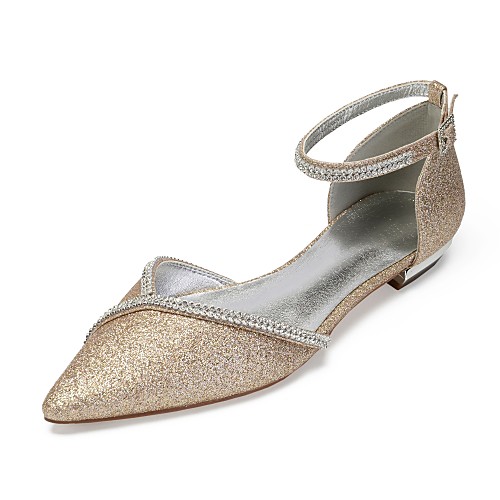 Women's Satin / Synthetics Spring & Summer Vintage / British Wedding Shoes Flat Heel Pointed Toe Rhinestone / Sparkling Glitter Dark Blue / Champagne / Ivory / Party & Evening
Women's Satin / Synthetics Spring & Summer Vintage / British Wedding Shoes Flat Heel Pointed Toe Rhinestone / Sparkling Glitter Dark Blue / Champagne / Ivory / Party & Evening