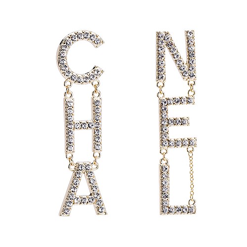 Women's Silver Gold Drop Earrings Alphabet Shape Letter European Elegant Initial Gold Plated Imitation Diamond Earrings Jewelry Gold / Silver For Daily 1 Pair
Women's Silver Gold Drop Earrings Alphabet Shape Letter European Elegant Initial Gold Plated Imitation Diamond Earrings Jewelry Gold / Silver For Daily 1 Pair