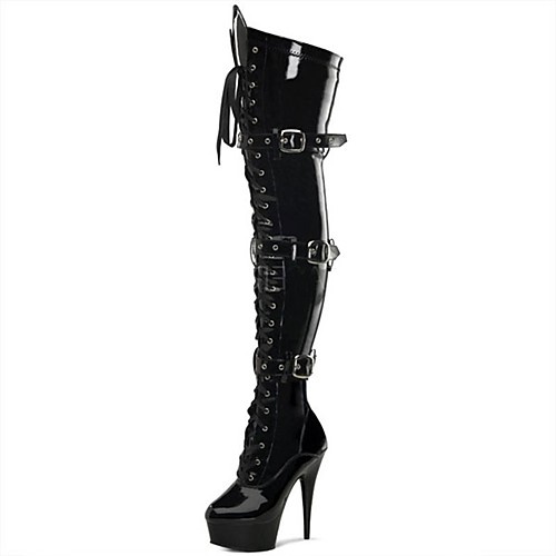 Women's Boots Over-The-Knee Boots Platform Round Toe Buckle PU Over The Knee Boots British Fall & Winter Black / Gray / Party & Evening
Women's Boots Over-The-Knee Boots Platform Round Toe Buckle PU Over The Knee Boots British Fall & Winter Black / Gray / Party & Evening