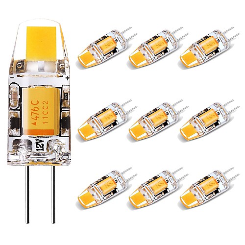 10 шт. 2 W Двухштырьковые LED лампы 120 lm G4 T 1 Светодиодные бусины COB Декоративная Милый Тёплый белый 12 V
10 шт. 2 W Двухштырьковые LED лампы 120 lm G4 T 1 Светодиодные бусины COB Декоративная Милый Тёплый белый 12 V