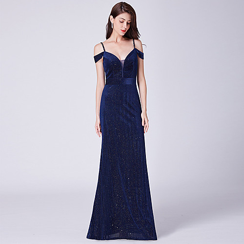 A-Line Straps Floor Length Sequined Bridesmaid Dress with Sequin by LAN TING Express 
A-Line Straps Floor Length Sequined Bridesmaid Dress with Sequin by LAN TING Express