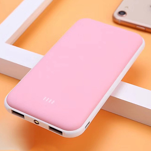 10000 mAh Назначение Внешняя батарея Power Bank 5 V Назначение 2.1 A Назначение Зарядное устройство с кабелем LED
10000 mAh Назначение Внешняя батарея Power Bank 5 V Назначение 2.1 A Назначение Зарядное устройство с кабелем LED