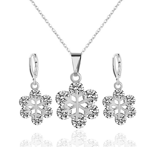 Women's Bridal Jewelry Sets Flower Romantic Sweet Rhinestone Earrings Jewelry Purple / Silver For Wedding Party 1 set
Women's Bridal Jewelry Sets Flower Romantic Sweet Rhinestone Earrings Jewelry Purple / Silver For Wedding Party 1 set