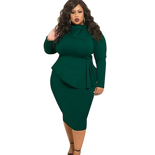 Women's Maxi Slim Bodycon Dress Fashion Spring Black Army Green Blue XL XXL XXXL XXXXL
Women's Maxi Slim Bodycon Dress Fashion Spring Black Army Green Blue XL XXL XXXL XXXXL