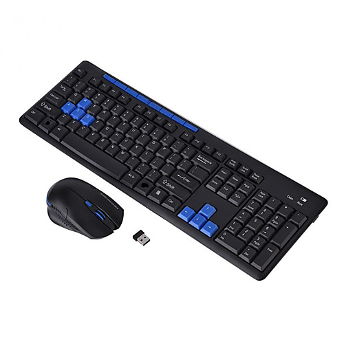 LITBest t003 Wireless 2.4GHz Mouse Keyboard Combo Backlit / Office Use Office Keyboard Gaming Mouse / Office Mouse 1200 dpi
LITBest t003 Wireless 2.4GHz Mouse Keyboard Combo Backlit / Office Use Office Keyboard Gaming Mouse / Office Mouse 1200 dpi