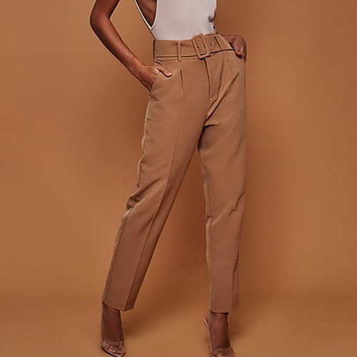 Women's Basic Dress Pants Pants - Solid Colored High Waist White Yellow Fuchsia S / M / L
Women's Basic Dress Pants Pants - Solid Colored High Waist White Yellow Fuchsia S / M / L