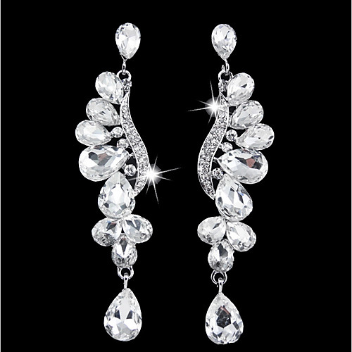 Жен. Серьги-слезки Искусственный бриллиант Серьги Роскошь Элегантный стиль Бижутерия Золотой / Серебряный Назначение Свадьба Для вечеринок Обручение Для клуба Бар 1 пара
Жен. Серьги-слезки Искусственный бриллиант Серьги Роскошь Элегантный стиль Бижутерия Золотой / Серебряный Назначение Свадьба Для вечеринок Обручение Для клуба Бар 1 пара