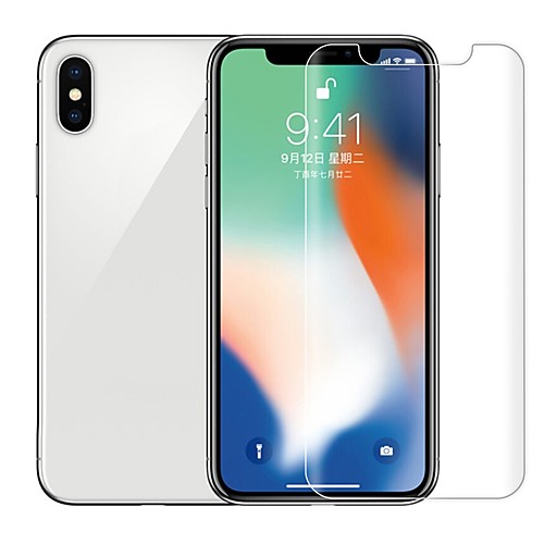 Защитная плёнка для экрана для Apple iPhone XS Max Закаленное стекло 1 ед. Защитная пленка для задней панели HD / Уровень защиты 9H / Взрывозащищенный
Защитная плёнка для экрана для Apple iPhone XS Max Закаленное стекло 1 ед. Защитная пленка для задней панели HD / Уровень защиты 9H / Взрывозащищенный