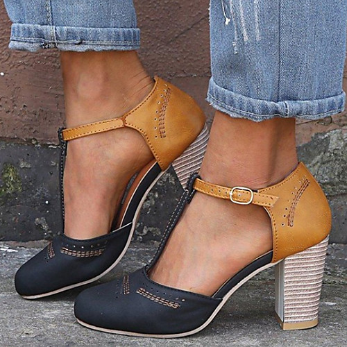Women's Synthetics Spring & Fall / Spring & Summer Casual / Minimalism Heels Chunky Heel Peep Toe Buckle Black / Gray / Blue
Women's Synthetics Spring & Fall / Spring & Summer Casual / Minimalism Heels Chunky Heel Peep Toe Buckle Black / Gray / Blue