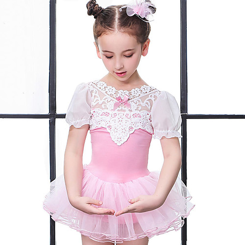 Kids' Dancewear / Ballet Dresses / Outfits Girls' Training / Performance Cotton Bow(s) / Lace / Split Joint Short Sleeve Natural Dress / Shorts
Kids' Dancewear / Ballet Dresses / Outfits Girls' Training / Performance Cotton Bow(s) / Lace / Split Joint Short Sleeve Natural Dress / Shorts