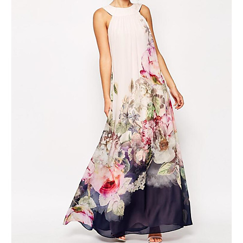 Women's Boho Street chic Maxi Loose Swing Dress - Solid Colored Patchwork Print Crew Neck White S M L XL
Women's Boho Street chic Maxi Loose Swing Dress - Solid Colored Patchwork Print Crew Neck White S M L XL