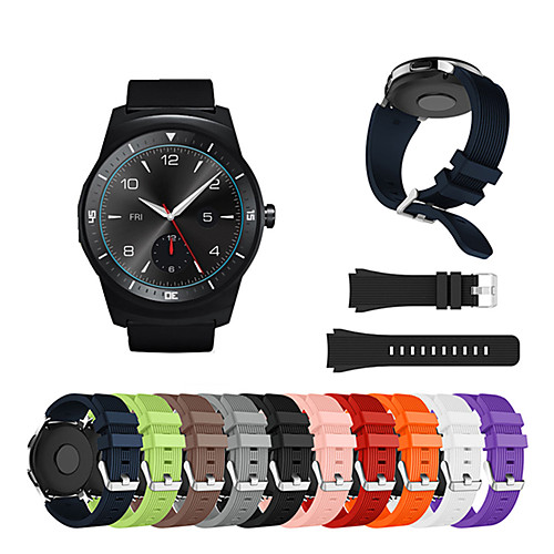 Ремешок для часов для LG G Watch W100 / LG G Watch R W110 / LG Watch Urbane W150 LG Спортивный ремешок / Классическая застежка силиконовый Повязка на запястье
Ремешок для часов для LG G Watch W100 / LG G Watch R W110 / LG Watch Urbane W150 LG Спортивный ремешок / Классическая застежка силиконовый Повязка на запястье