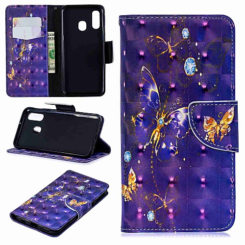Кейс для Назначение SSamsung Galaxy Samsung Galaxy A20 (2019) / Samsung Galaxy A70 (2019) Кошелек / Бумажник для карт / со стендом Чехол Бабочка Твердый Кожа PU для A6 (2018) / A6 (2018) / Galaxy
Кейс для Назначение SSamsung Galaxy Samsung Galaxy A20 (2019) / Samsung Galaxy A70 (2019) Кошелек / Бумажник для карт / со стендом Чехол Бабочка Твердый Кожа PU для A6 (2018) / A6 (2018) / Galaxy