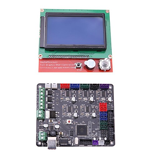 3d плата материнской платы mks base v1.5 12864lcd комплект платы управления, совместимый с ramps1.4
3d плата материнской платы mks base v1.5 12864lcd комплект платы управления, совместимый с ramps1.4