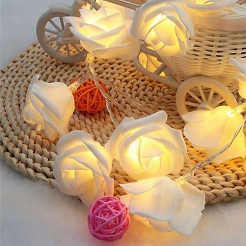 1m String Lights 10 LEDs Warm White Decorative AA Batteries Powered 1 set
1m String Lights 10 LEDs Warm White Decorative AA Batteries Powered 1 set