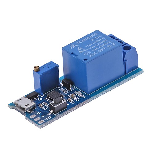 

5v-30v micro usb power delay relay timer control module trigger switch