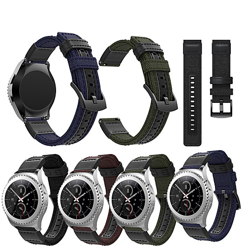 Ремешок для часов для Gear Sport / Gear S2 Classic Samsung Galaxy Спортивный ремешок Кожа / Нейлон Повязка на запястье
Ремешок для часов для Gear Sport / Gear S2 Classic Samsung Galaxy Спортивный ремешок Кожа / Нейлон Повязка на запястье