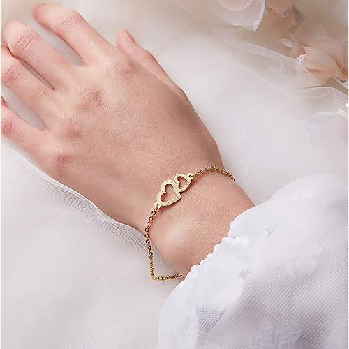 Women's Retro Vintage Bracelet Earrings / Bracelet Stainless Steel Heart Simple Classic Fashion Cute Elegant Bracelet Jewelry Gold For Daily School Street Holiday Festival
Women's Retro Vintage Bracelet Earrings / Bracelet Stainless Steel Heart Simple Classic Fashion Cute Elegant Bracelet Jewelry Gold For Daily School Street Holiday Festival