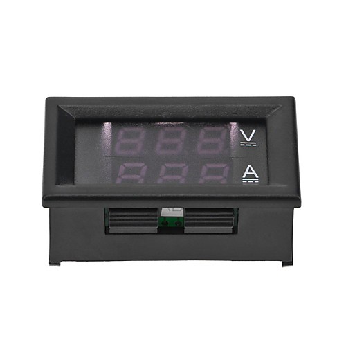 

mini digital voltmeter ammeter dc 100v 10a panel 0.28inch dual led display