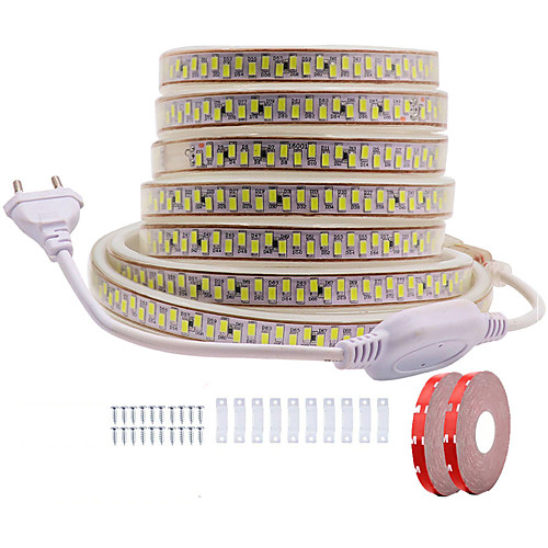 KWB 10M Shine Decor LED Strip Lights 220V Flexible Waterproof Rope Lights 5730 1800LEDs for Indoor Outdoor Ambient Commercial Lighting Decoration
KWB 10M Shine Decor LED Strip Lights 220V Flexible Waterproof Rope Lights 5730 1800LEDs for Indoor Outdoor Ambient Commercial Lighting Decoration