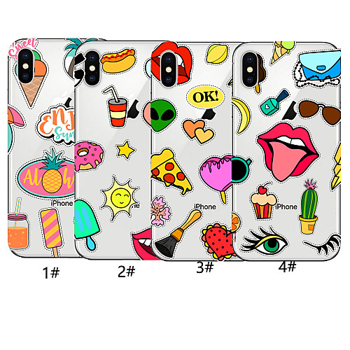 Case For Apple iPhone XR / iPhone XS Max Pattern Back Cover Food Soft TPU for iPhone X XS 8 8PLUS 7 7PLUS 6 6PLUS 6S 6S PLUS
Case For Apple iPhone XR / iPhone XS Max Pattern Back Cover Food Soft TPU for iPhone X XS 8 8PLUS 7 7PLUS 6 6PLUS 6S 6S PLUS