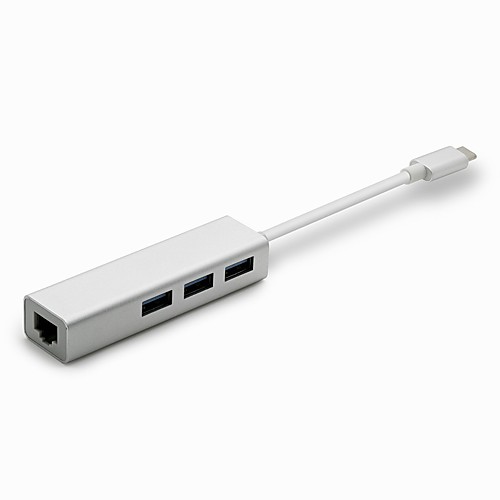 USB-C для гигабитного Ethernet USB-адаптер 3.0 для USB-накопителя Type-C Thunderbolt 3 MacBook / MacBook Pro XPS 13 HP HP X2 и более (серебристый алюминий) (USB от 3 до 3 гигабит Ethernet)
USB-C для гигабитного Ethernet USB-адаптер 3.0 для USB-накопителя Type-C Thunderbolt 3 MacBook / MacBook Pro XPS 13 HP HP X2 и более (серебристый алюминий) (USB от 3 до 3 гигабит Ethernet)