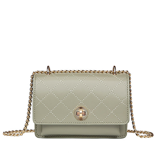 Women's Chain PU(Polyurethane) / PU Crossbody Bag Lattice Black / Light Green / Milky White / Fall & Winter
Women's Chain PU(Polyurethane) / PU Crossbody Bag Lattice Black / Light Green / Milky White / Fall & Winter