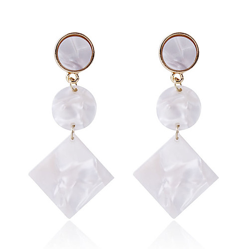Women's Geometrical Drop Earrings Resin Earrings European Trendy Fashion Modern Jewelry White For Party Holiday Work 1 Pair
Women's Geometrical Drop Earrings Resin Earrings European Trendy Fashion Modern Jewelry White For Party Holiday Work 1 Pair