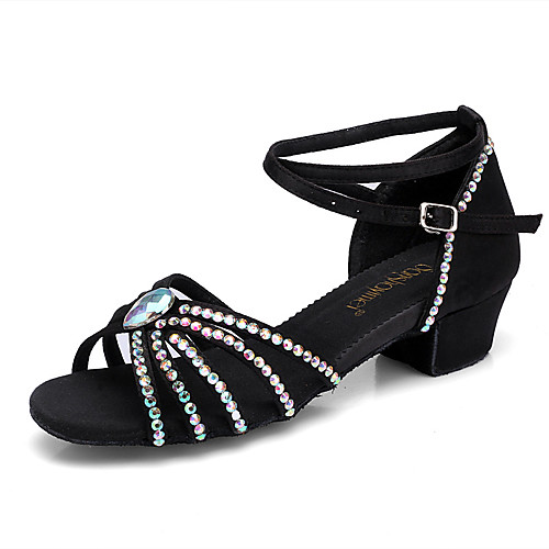 Women's Dance Shoes Cowhide Latin Shoes Heel / Sneaker Thick Heel White / Black / Nude / Performance
Women's Dance Shoes Cowhide Latin Shoes Heel / Sneaker Thick Heel White / Black / Nude / Performance
