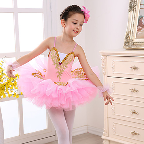 Kids' Dancewear / Ballet Dresses / Tutus & Skirts Girls' Training / Performance Spandex / Mesh / Velvet Appliques / Ruching / Split Joint Sleeveless Dress
Kids' Dancewear / Ballet Dresses / Tutus & Skirts Girls' Training / Performance Spandex / Mesh / Velvet Appliques / Ruching / Split Joint Sleeveless Dress