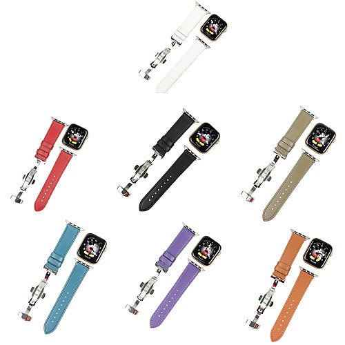Ремешок для часов для Apple Watch Series 4/3/2/1 Apple Бабочка Пряжка Натуральная кожа Повязка на запястье
Ремешок для часов для Apple Watch Series 4/3/2/1 Apple Бабочка Пряжка Натуральная кожа Повязка на запястье
