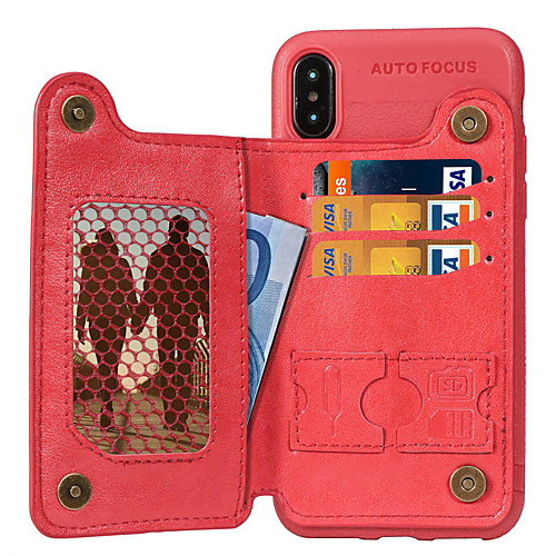 Case For Apple iPhone XS / iPhone XR / iPhone XS Max Wallet / Card Holder / with Stand Back Cover Solid Colored Soft TPU
Case For Apple iPhone XS / iPhone XR / iPhone XS Max Wallet / Card Holder / with Stand Back Cover Solid Colored Soft TPU