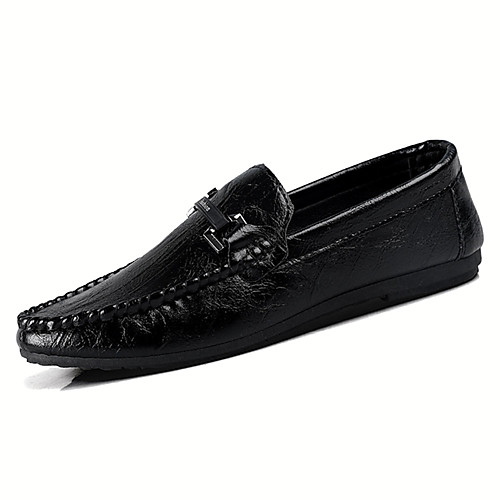 Men's Moccasin PU Spring Casual Loafers & Slip-Ons Non-slipping Black / White
Men's Moccasin PU Spring Casual Loafers & Slip-Ons Non-slipping Black / White