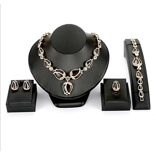 Women's White Cubic Zirconia Classic Jewelry Set Roses, Flower Shape Fashion, Elegant Include Bridal Jewelry Sets Gold For Gift Daily
Women's White Cubic Zirconia Classic Jewelry Set Roses, Flower Shape Fashion, Elegant Include Bridal Jewelry Sets Gold For Gift Daily