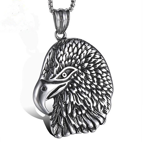 Men's Geometrical Pendant Necklace Titanium Steel Eagle Fashion Cool Silver 55 cm Necklace Jewelry 1pc For Gift Daily
Men's Geometrical Pendant Necklace Titanium Steel Eagle Fashion Cool Silver 55 cm Necklace Jewelry 1pc For Gift Daily